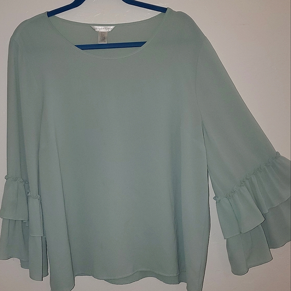 Beautiful sage green blouse